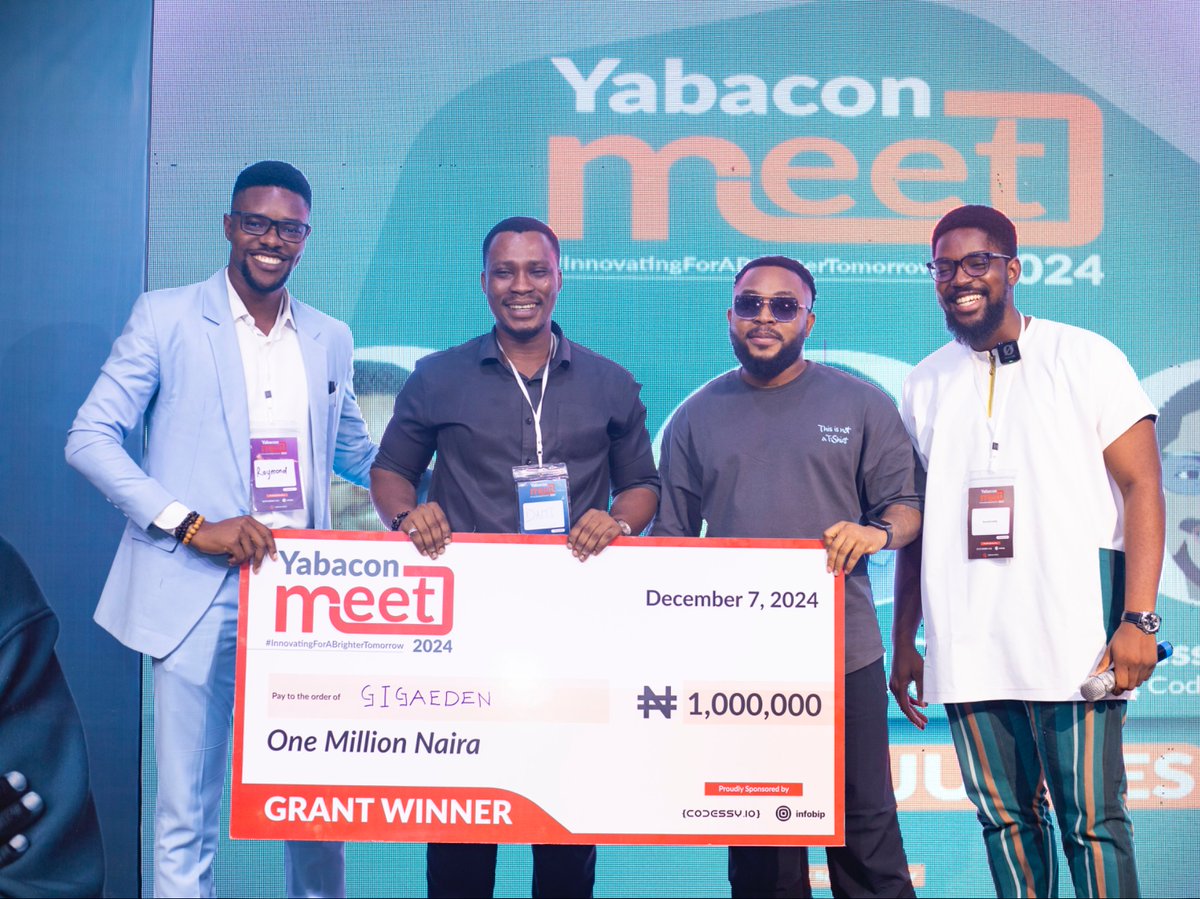 YabaconAfrica's tweet photo. Where do we even begin to unpack this? 🥹

#YabaconMeet2024 was our most iconic conference yet, filled with so many unforgettable moments! 

We can’t thank everyone enough—our amazing sponsors, dedicated volunteers, and passionate attendees who traveled from across Lagos to make this event possible.🫶🏽  

Remember, your idea has the potential to drive meaningful change and create a brighter future. Keep pushing boundaries, and we look forward to seeing the incredible strides you’ll make in the years to come!🌟

#InnovatingForABrighterTomorrow #Lagos #Technology #Meetup