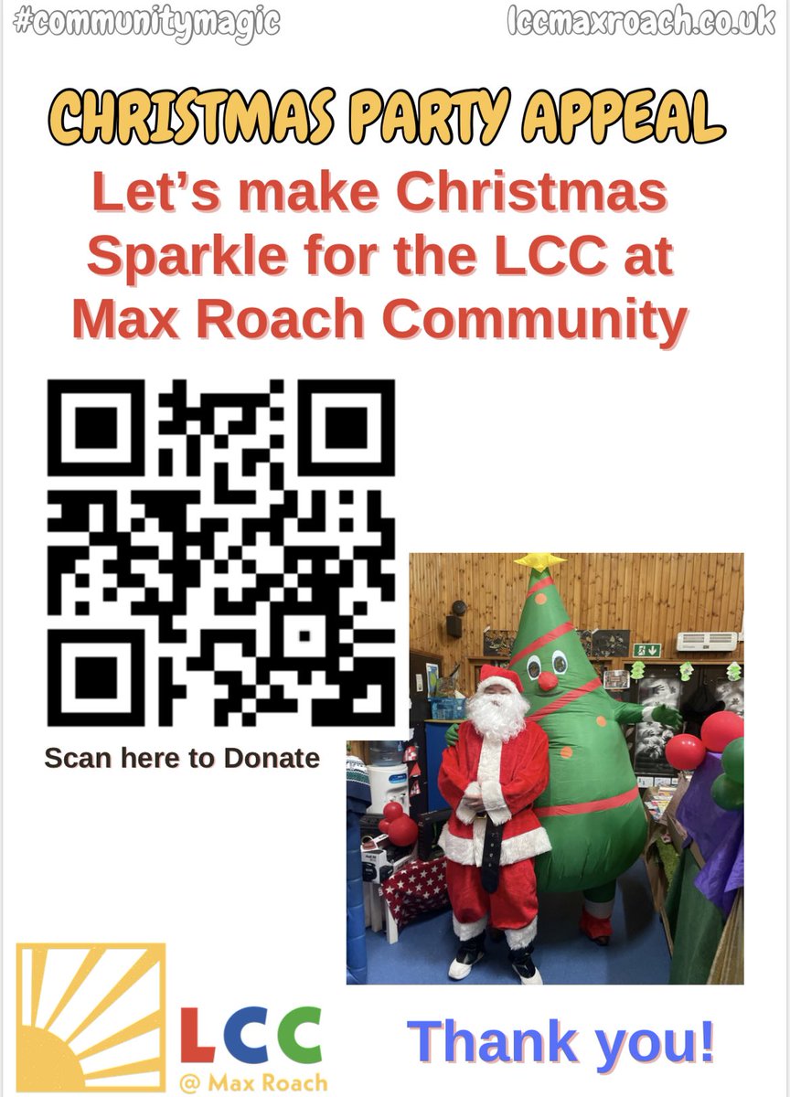 Here’s how you can make a difference to our Christmas Party Appeal:
🎉 Spread the word – Share our campaign with your networks.
🎉 Make a donation – Every bit helps to create joy this festive season. justgiving.com/campaign/lccch…
✨ Donate now justgiving.com/campaign/lccch…