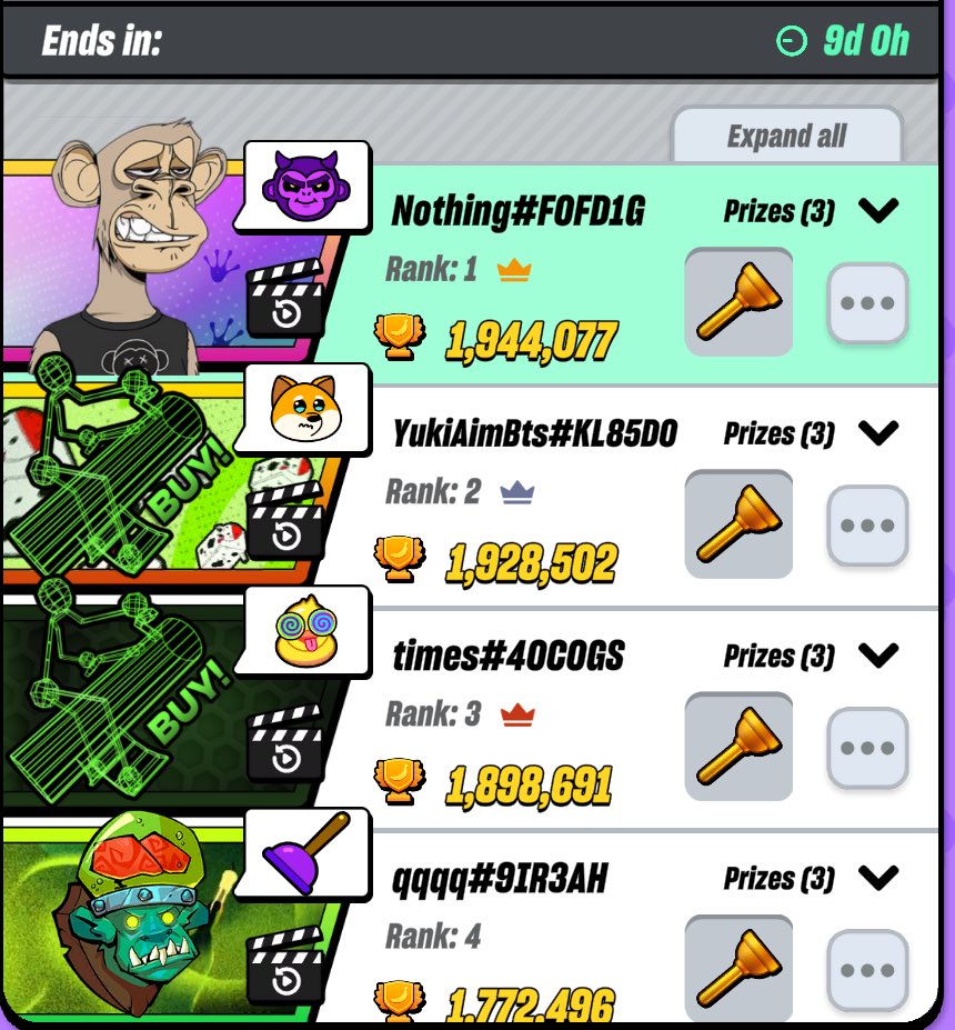 Memo 👑 (@memo_mx) on Twitter photo 💥1st place in Dookey Dash💥 <a href="/NothingNonameGG/">Nothing</a> 👏🏽 #Rank1 🪠🦍🔥🎮 <a href="/CryptoGarga/">Garga.eth (Greg Solano)</a> <a href="/farawaygg/">Faraway</a> <a href="/BoredApeYC/">Bored Ape Yacht Club 🍌</a> <a href="/yugalabs/">Yuga Labs</a> #DookeyDash 💥1st place in Dookey Dash💥 <a href="/NothingNonameGG/">Nothing</a> 👏🏽 #Rank1 🪠🦍🔥🎮 <a href="/CryptoGarga/">Garga.eth (Greg Solano)</a> <a href="/farawaygg/">Faraway</a> <a href="/BoredApeYC/">Bored Ape Yacht Club 🍌</a> <a href="/yugalabs/">Yuga Labs</a> #DookeyDash