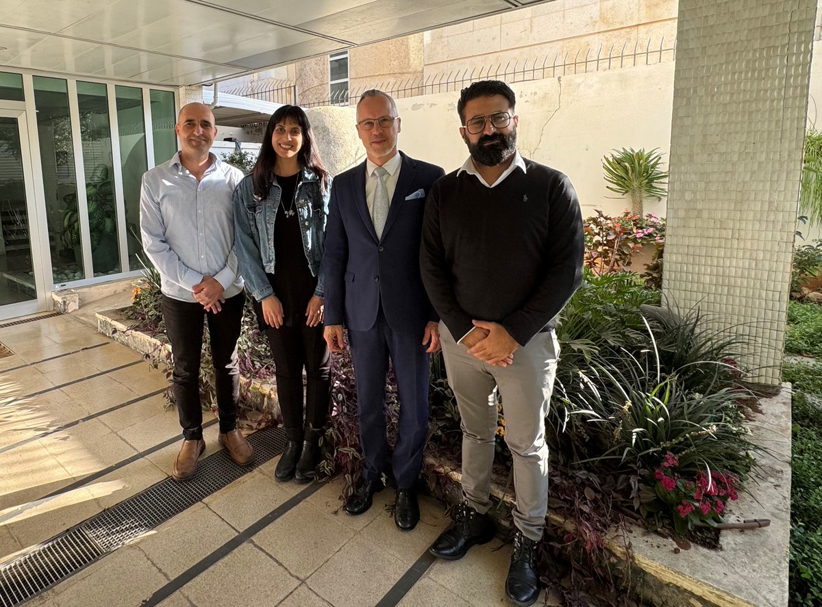 Thanks to Muhammed #Khalaily, Samer #Swaid and Jana #Boulus for an insightful and captivating conversation today in the Swiss Embassy about the #Arab society in Israel and its challenges &amp; potential. 🙏
