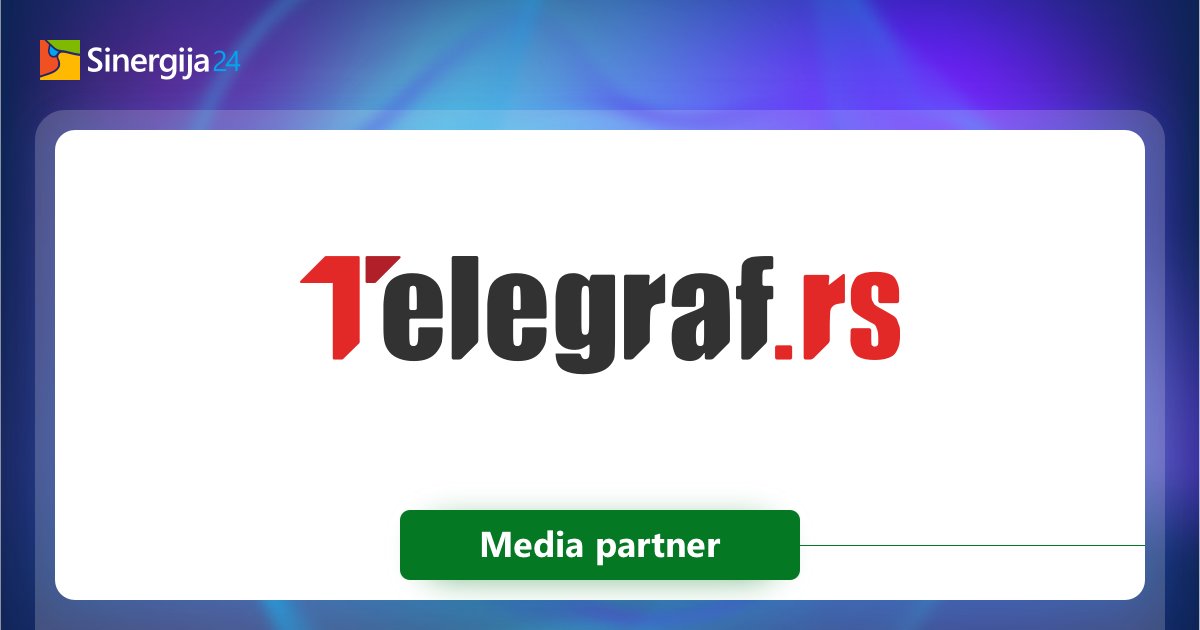 Sa više od pola miliona čitalaca dnevno Telegraf.rs se nalazi u top 3 informativna portala u Srbiji. Sa skoro 2000 učesnika svake godine, Sinergija je jedna od najposećenijih konferencija u Jugoistočnoj Evropi. Zato je naše partnerstvo i na #Sinergija24 prirodno!