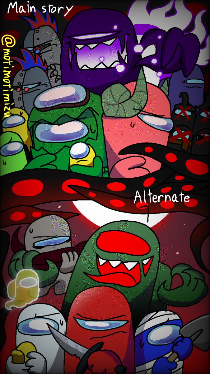 motimotimizu's tweet photo. Rodamrix Among Us ඞ
(Remake)
#rodamrix #rodamrixfanart https://t.co/T6q2hITpEY