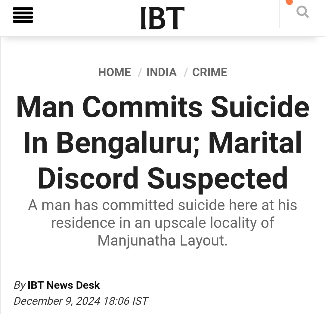 realsiff's tweet image. Atul Subhash, a top level AI expert working for a prominent tech firm had made systematic plans before committing suicide. He never gave a clue to anyone around him. He was certainly not facing any depression or mental health problems. It was just a well calculated plan. He gave…