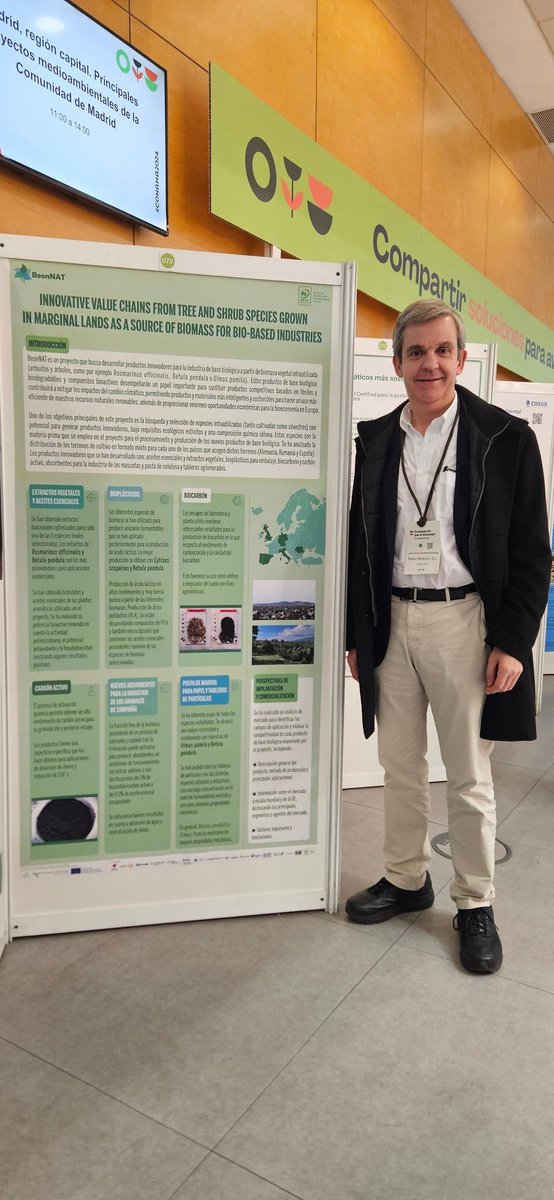 jcarlosquintela's tweet photo. 🌿 IDOASIS showcased the latest progress of the BeonNAT Project at CONAMA 2024, focusing on transforming underutilized plant species into sustainable, high-value products.
💡 Learn more at https://t.co/Mpl3HrkX6r
#Sustainability #BeonNAT #CONAMA2024 https://t.co/nAjYC7mbMZ
