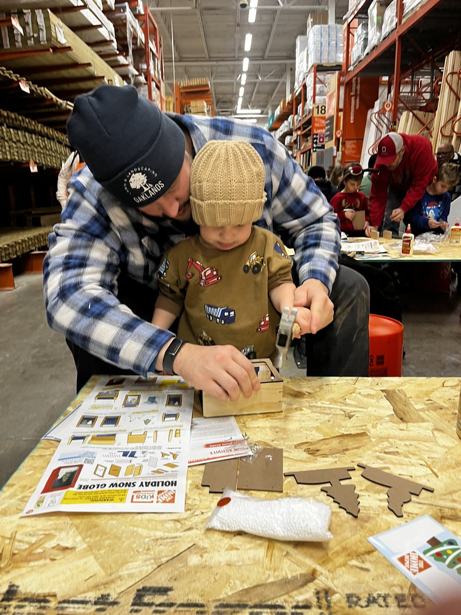 Heathen6144's tweet photo. Took Hudson to his first Kids Workshop at @HomeDepot this weekend🥹 Being your father will always be my greatest honor🤍 https://t.co/VKXoFbBMiL
