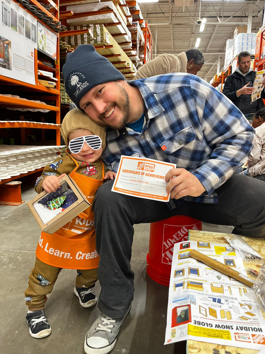Heathen6144's tweet photo. Took Hudson to his first Kids Workshop at @HomeDepot this weekend🥹 Being your father will always be my greatest honor🤍 https://t.co/VKXoFbBMiL