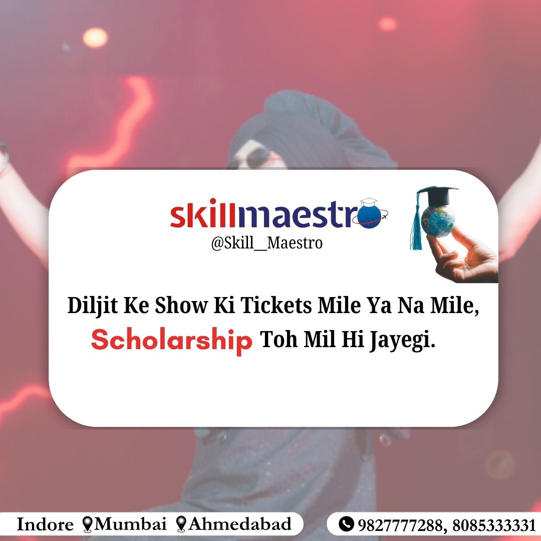 Scholarship bole to Skill Maestro!!💰🎓 #MSinUSA #StudyAbroad #ScholarshipGoals