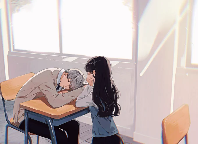 「クラスメイトのセイヤくん。もう帰る時間だよ」#恋と深空#セイ主 