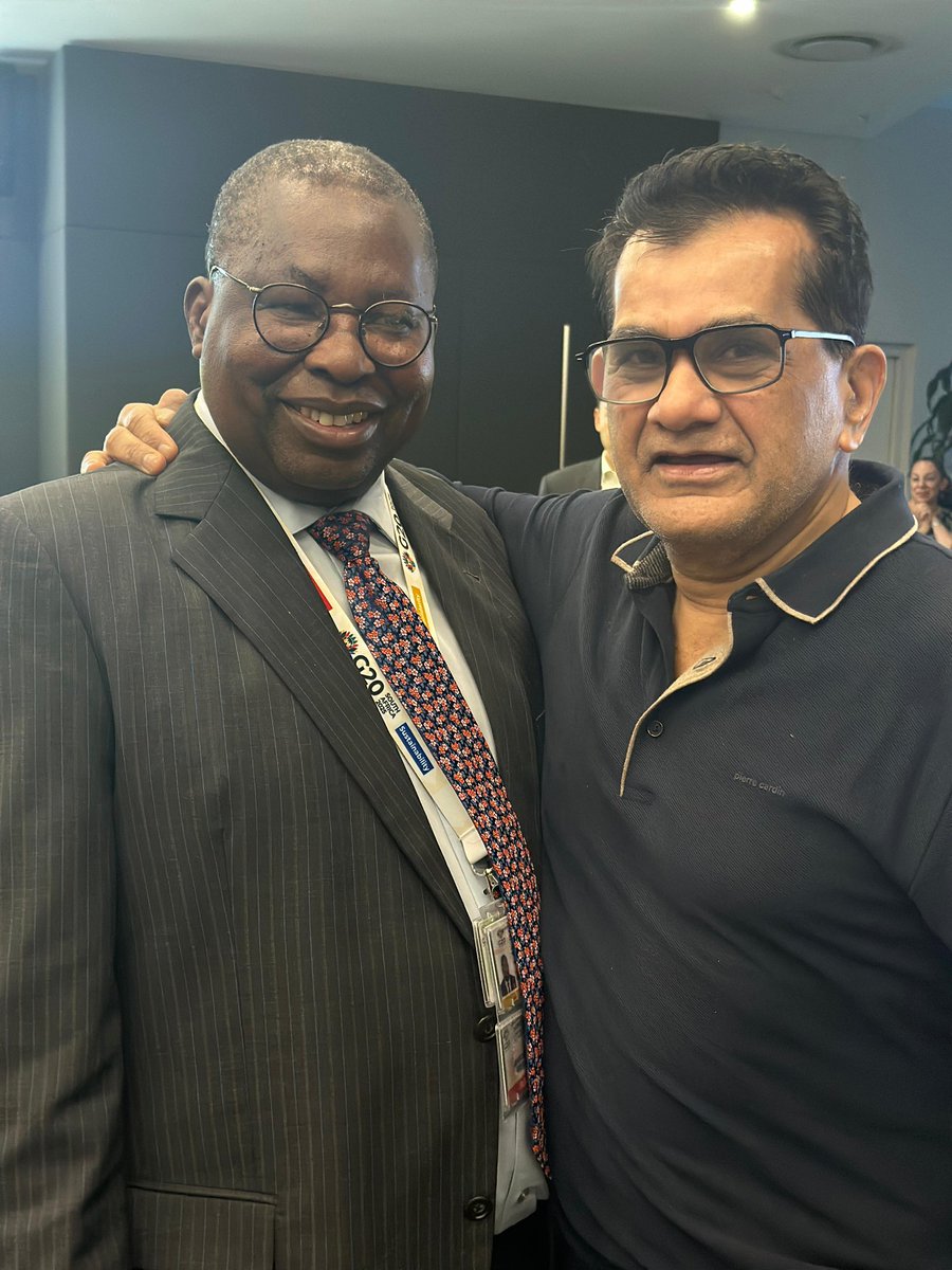Glad to catch up with fellow Sherpas in the margins of the first #G20 Sherpas Meeting of the South African Presidency at Johannesburg. Looking forward to discussions to mainstream the issues and concerns of the #Global South in G20. <a href="/g20org/">G20 United States</a>