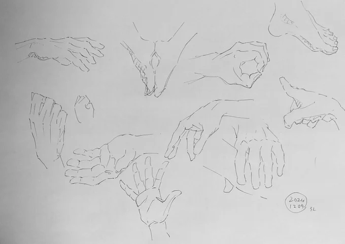 32日目!変な癖がついてるな。もっと素直に描いたほうがいい 