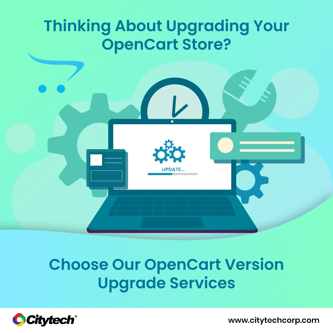 citytechsoft's tweet image. Don’t let outdated software hold back your #ecommerce business! With @citytechsoft's #OpenCart #versionupgrade services, your store’s data is migrated securely and efficiently. Trust our experts to transition your database with care.
citytechcorp.com/contact-us/
#opencartdevelopment