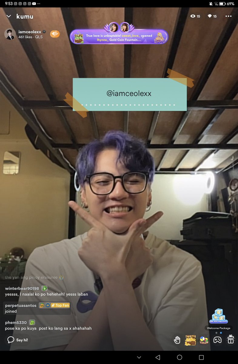 Ceo is live now on KUMU
Come and joins us 

app.kumu.ph/L6VzX1SHbPb