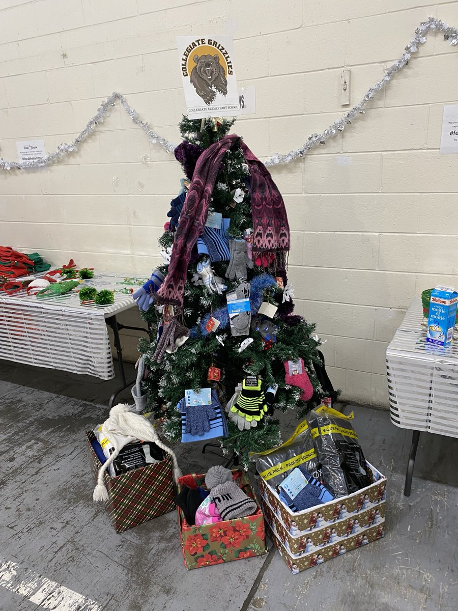 Hamilton Food Share (@hfshare) on Twitter photo We had a lot of fun rocking around the Holiday Giving Trees. Together, <a href="/MeadowSouth/">South Meadow School</a>, <a href="/CouncilEastdale/">Eastdale School Council</a> & <a href="/CollegiateHWDSB/">Collegiate Elementary School</a> Elementary Schools collected 2,776 lbs of food & 84 lbs of warm winter gear like mittens, socks and hats for neighbours in need🎄🧤TY! We had a lot of fun rocking around the Holiday Giving Trees. Together, <a href="/MeadowSouth/">South Meadow School</a>, <a href="/CouncilEastdale/">Eastdale School Council</a> & <a href="/CollegiateHWDSB/">Collegiate Elementary School</a> Elementary Schools collected 2,776 lbs of food & 84 lbs of warm winter gear like mittens, socks and hats for neighbours in need🎄🧤TY!
