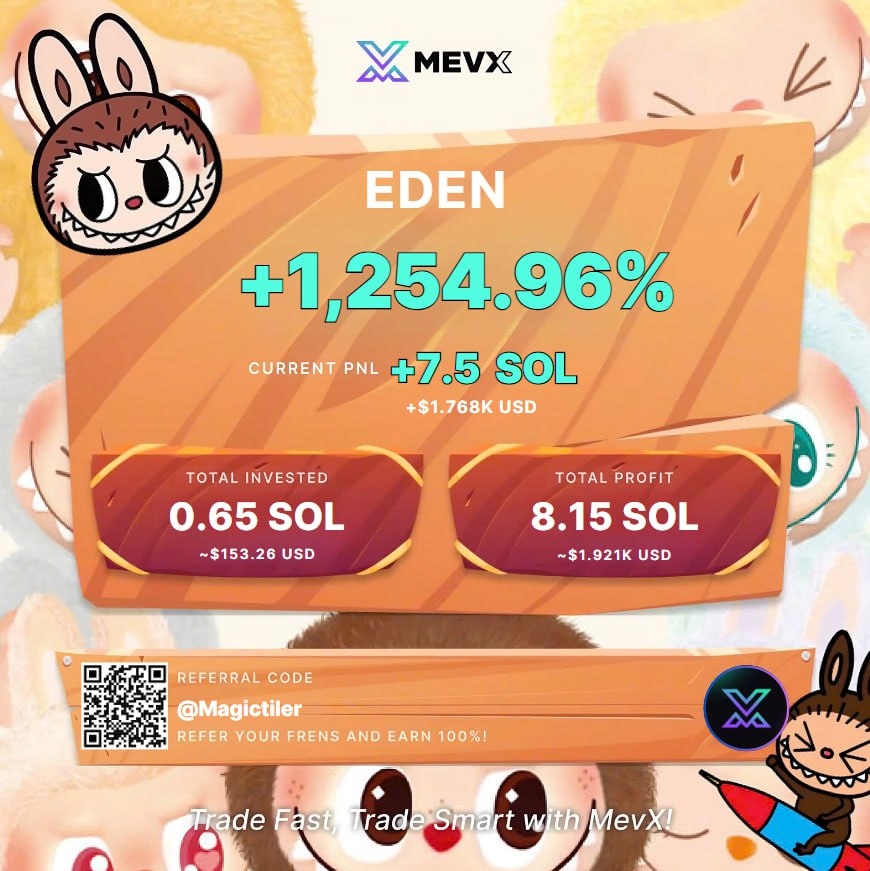mayhammami26's tweet photo. $EDEN / $SOL

🪙   1️⃣0️⃣0️⃣🔤  ➡️ 1M MC

CA:6PEphJ3REKd7FHF8E4evRU1rp2yK6ps6WtcttbQpfhcJ

TG:https://t.co/TosOWEBHB5

#PENGU #DOGA #EDEN #DAGO #PROFITH #JAIL #DOGEMAS #GOLDIE #biao #RYDER #Apple #CULT #trust #PRAWN #HONEY #Rizzmas #MAD https://t.co/UjqzMK9zRq
