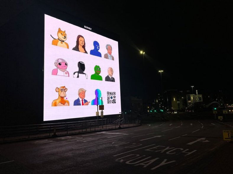 Next100XGEMS's tweet photo. 🚨 Big News from @npcsolananews! 🚨

Billboards across the US & Europe are lighting up for $NPCS 🤯

The popular meme coin ($20M MC) is launching its first NFT collection later today. Mint is expected to sell out FAST! 🚀

Don’t miss this!

#NPCS #NFT #Solana #Crypto