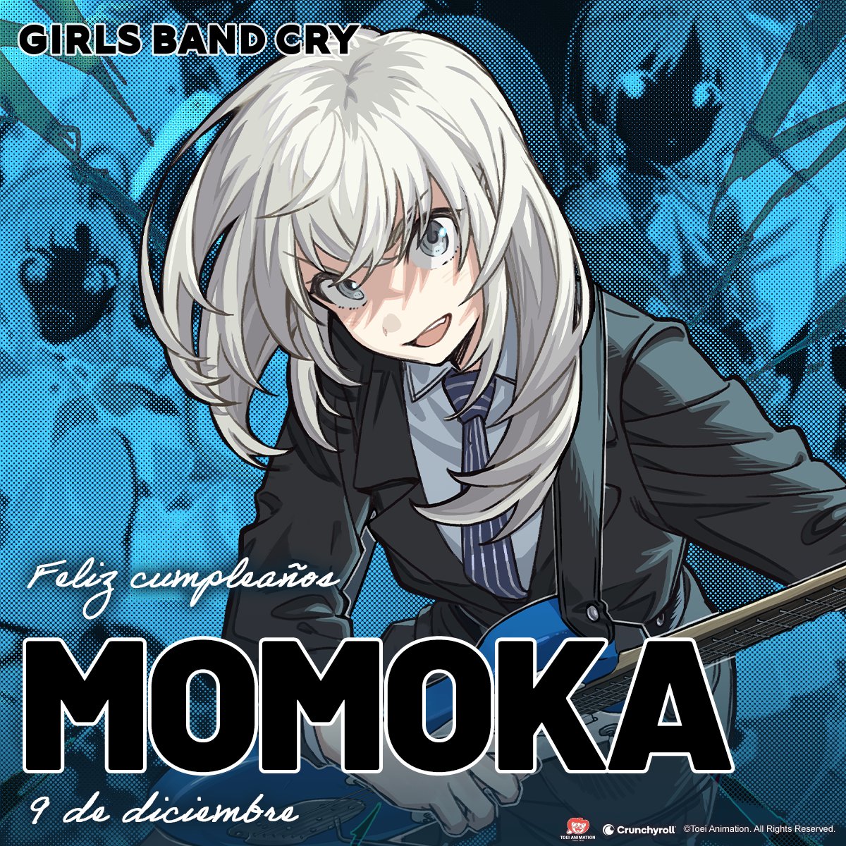 (9/12) ¡Feliz cumpleaños a Momoka de Girls Band Cry! 🎂🎸