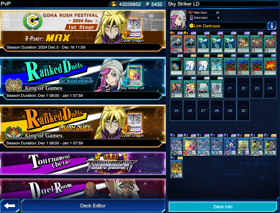 DLC_FalCoN's tweet photo. KOG Speed &amp; Rush Duel
ส่งท้ายปี Dec.2024

Sky Striker &amp; Cyber Dragon https://t.co/Npdm3M7DT0