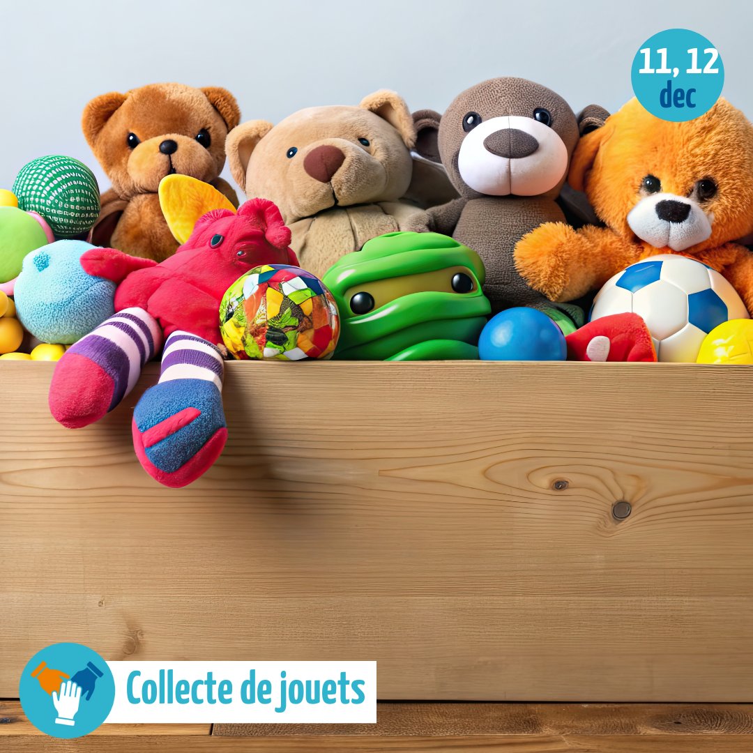 [🧸 Collecte de jouets]

L’Université Évry Paris-Saclay organise une collecte de jouets pour les enfants des Restos du cœur.
Déposez des jouets en bon état et complets et faites une différence dans la vie d’un enfant pour les fêtes de fin d’année.

📍 Hall bât. 1ers Cycles