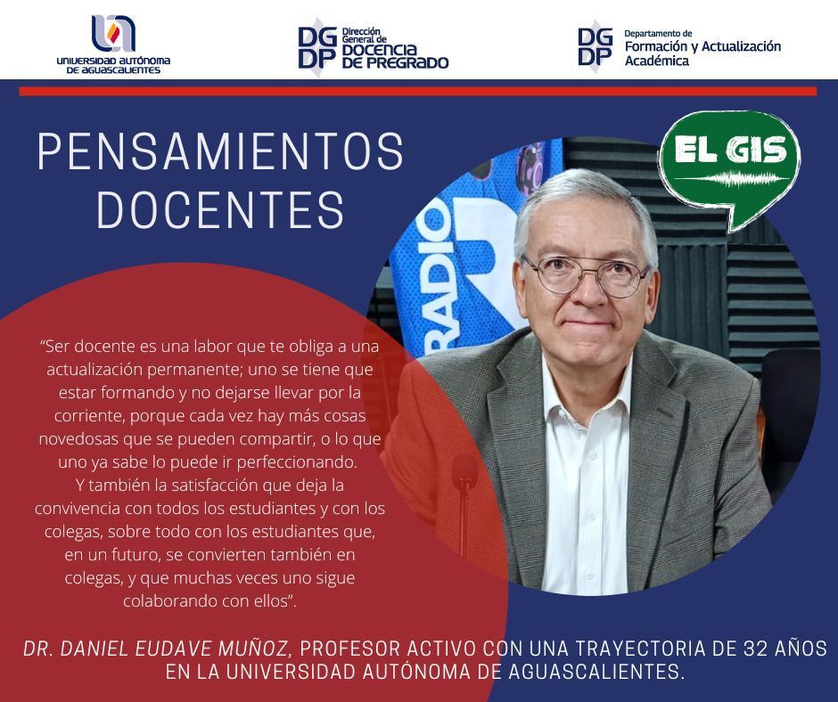 DEFAA_UAA's tweet photo. Iniciamos la semana con esta reflexión del Dr. Daniel Eudave Muñoz, profesor-investigador adscrito al Departamento de Educación, del Centro de Ciencias Sociales y Humanidades de la UAA. #Pensamientosdocentes https://t.co/Ez05l15Oj9