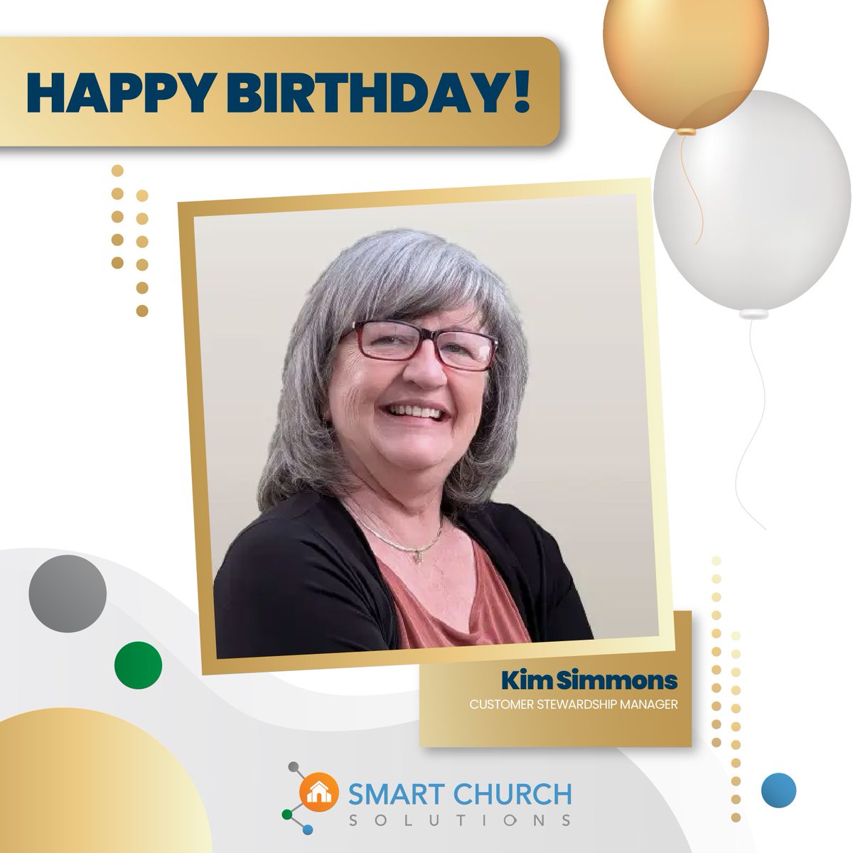 Join us in wishing Kim Simmons a very Happy Birthday! 🎉 

Her years of service and leadership have been invaluable to the team, and we’re honored to celebrate her today. 

Here’s to another amazing year ahead, Kim!
