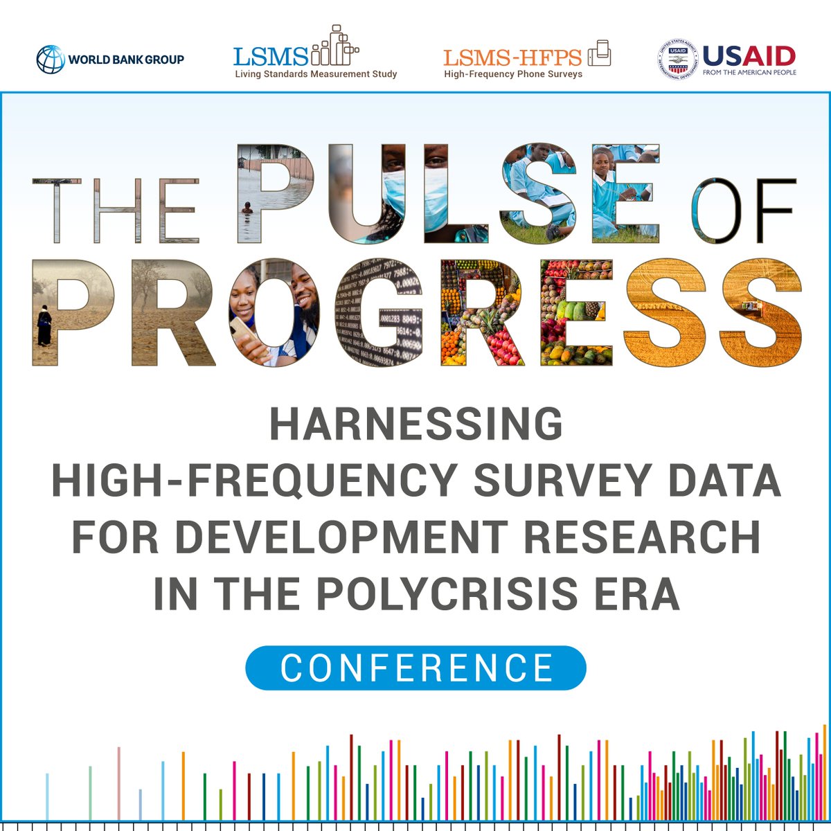 If you are interested in data, informed policymaking and research, you are welcome to attend our upcoming conference. 
 
Join us on December 17 &amp; 18, from 9:00 to 17:00 ET. 

Participation is limited, so REGISTER HERE to attend in-person or online 👉
 wrld.bg/YqqZ50UlKiq