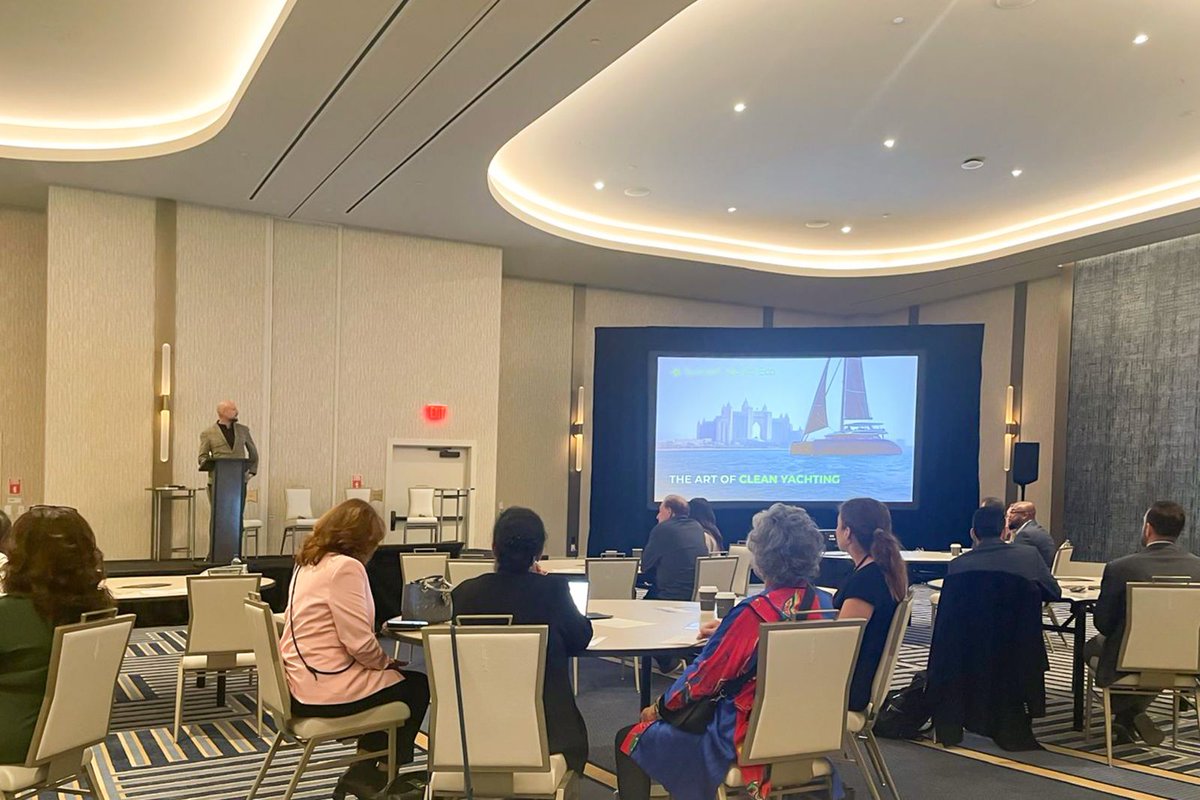 SunreefYachts's tweet photo. The Florida #FamilyOffice &amp; High Net Worth Conference, hosted by #DCFinance in #Miami was an incredible networking opportunity and a great platform to share the shipyard's unique vision of #sustainableyachting. https://t.co/EBzmLk3VcB