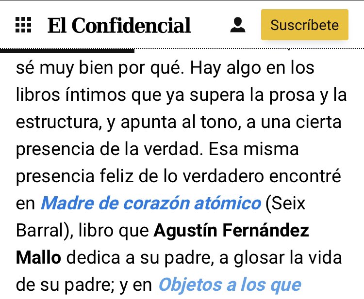 #MadreDeCorazónAtómico uno de los mejores libros del año para <a href="/alb_olmos/">Alberto Olmos</a> en <a href="/elconfidencial/">El Confidencial</a> 
Muy agradecido por esa mención.