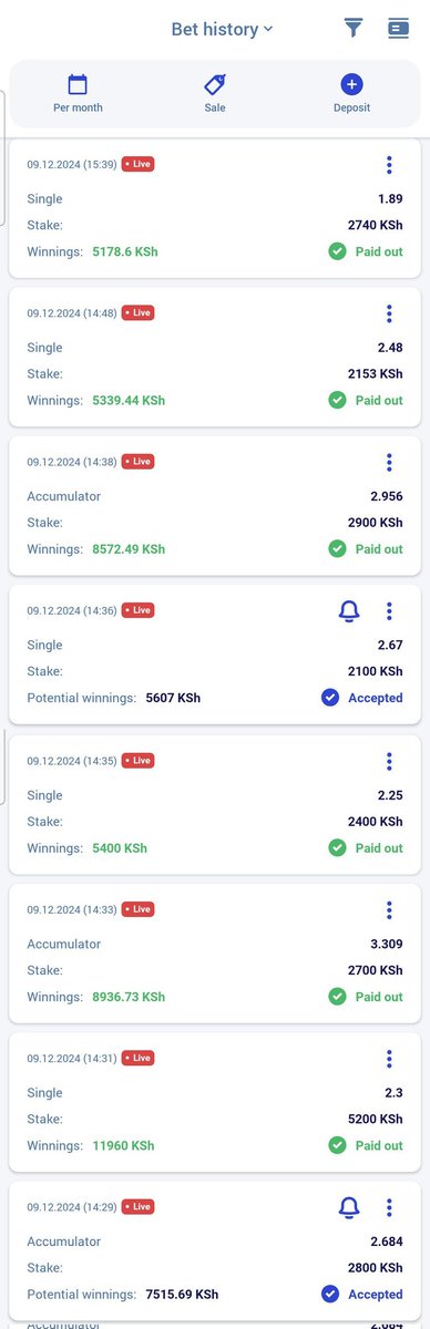 AiProTips2's tweet photo. DOES YOUR BET HISTORY LOOKS LIKE THIS?? 

LIKE AND RETWEET ❤️ 50 RETWEETS AND I DROP FREE GAMES LETS GOOOOOOOOO✅✅✅✅✅✅ https://t.co/estuEfJk0d