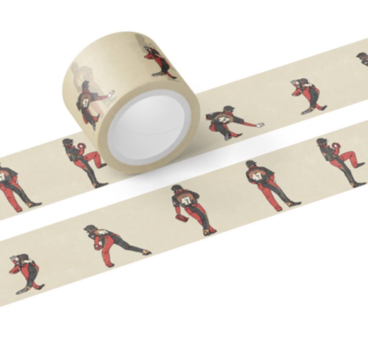 自分用に描いて作って愛用していました永遠に投げ続ける鈴木健矢マステ
新庄ユニversion
投球フォームのしなりが美しすぎました
赤は間違いなく似合うはずです‼️