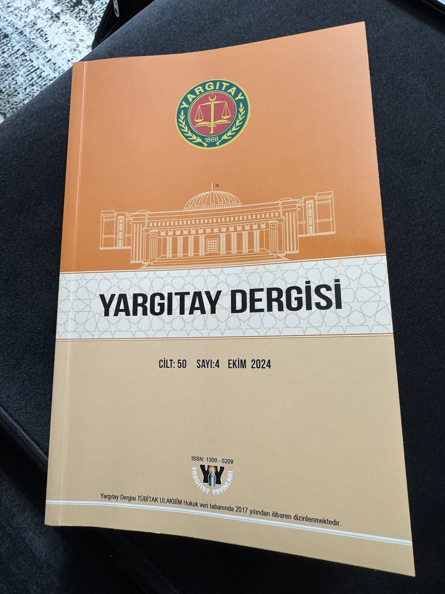 ibrahimankara22's tweet photo. Yargıtay Dergisi’nin son sayısında “İlaç Temin Protokolü Kapsamında İhtiyati Tedbir Müessesi” konulu makalem yayınlandı.

İhtiyati tedbirde; yaklaşık ispat, teminat türü, müstakbel alacak, güçlü delil, telafisi güç zarar, kamu zararı/cezai koşul ayrımını irdelemeye aldık. https://t.co/POacNXopTx