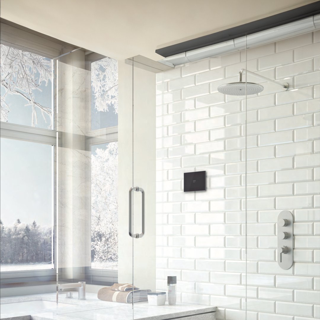 GenPlumbSupply's tweet image. The iSteamX by #mrsteam blends WIFI connectivity with full control over your steam shower—stream music, adjust chroma lighting, infuse aromatics, and elevate your sensory experience to new heights.

#modernshower #luxuryliving #modernhome #homewellness #bathroomdesign #shopgps