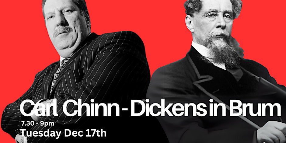 Join us at Temper &amp; Brown on 17 December for an exciting event with Carl Chinn as he discusses Charles Dickens in Birmingham! Discover the fascinating connections between Dickens and the city. More here via <a href="/grapevinebrum/">Grapevine Birmingham</a> grapevinebirmingham.com/carl-chinn-dic…