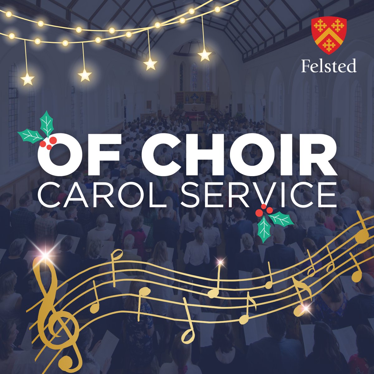 🎄✨ Celebrate the festive season with the <a href="/Felstedians/">Felstedians</a> Choir at the Holy Cross Carol Service! Enjoy an evening of beautiful carols and holiday cheer.

📅20 December
🕖7PM
📍The Parish Church (behind Linsells)

We look forward to seeing you there!
#FelstedWelcomes #FelstedFamily