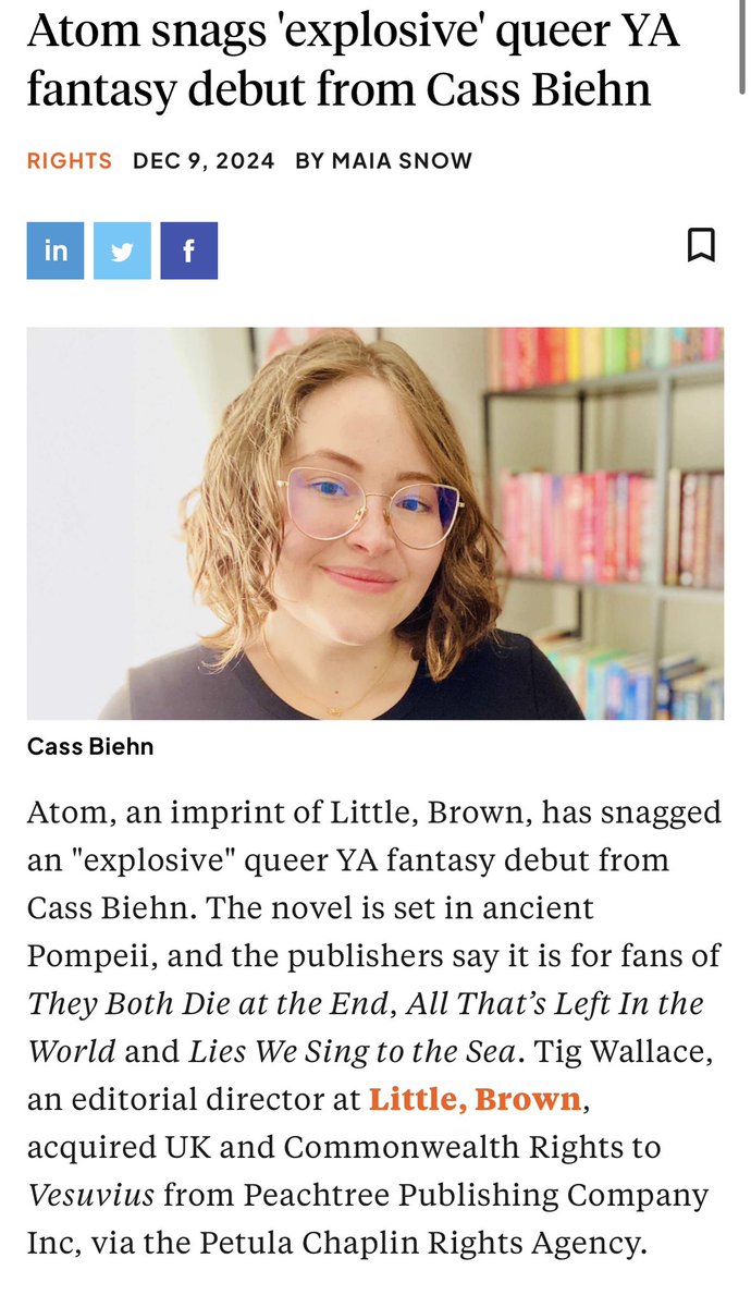 TigWallace's tweet photo. Can’t wait to publish @cassbeewrites outstanding debut next year! 🥳 https://t.co/oqd12ivfJx