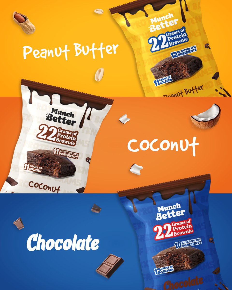 abettermunch's tweet photo. Favorite protein hit of the day!

#proteinbrownies #abettermunch https://t.co/hp4lsxgtae