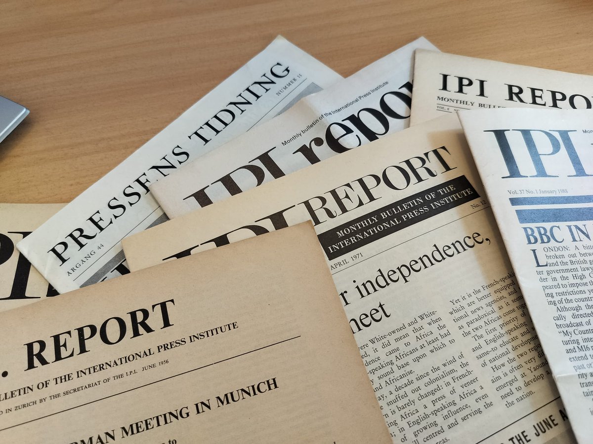 Helsingin Sanomain Säätiö (@hssaatio) on Twitter photo "Arkistoista löytyvät raportit avaavat kiinnostavalla tavalla media-alan historiaa." <a href="/globalfreemedia/">IPI - The Global Network for Independent Media</a> täyttää ensi vuonna 75 vuotta. Instituutin arkistoaineistoihin on tutustunut <a href="/TeaRissanen/">Tea Rissanen</a>.
stipendiblogi.fi/lehtialan-hist… "Arkistoista löytyvät raportit avaavat kiinnostavalla tavalla media-alan historiaa." <a href="/globalfreemedia/">IPI - The Global Network for Independent Media</a> täyttää ensi vuonna 75 vuotta. Instituutin arkistoaineistoihin on tutustunut <a href="/TeaRissanen/">Tea Rissanen</a>.
stipendiblogi.fi/lehtialan-hist…