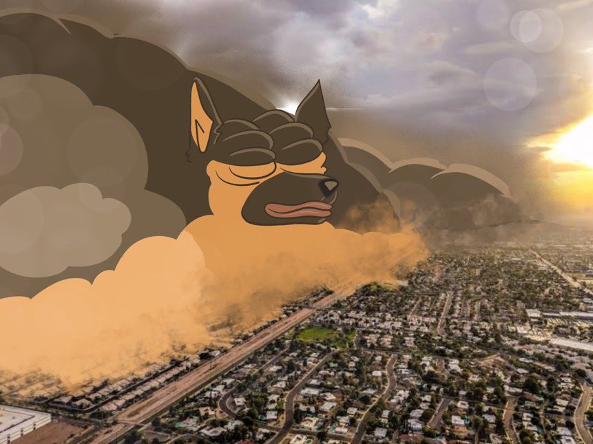 HundOnSol's tweet photo. @MuroCrypto The biggest storm. 

$HUND https://t.co/pBDQui2vID