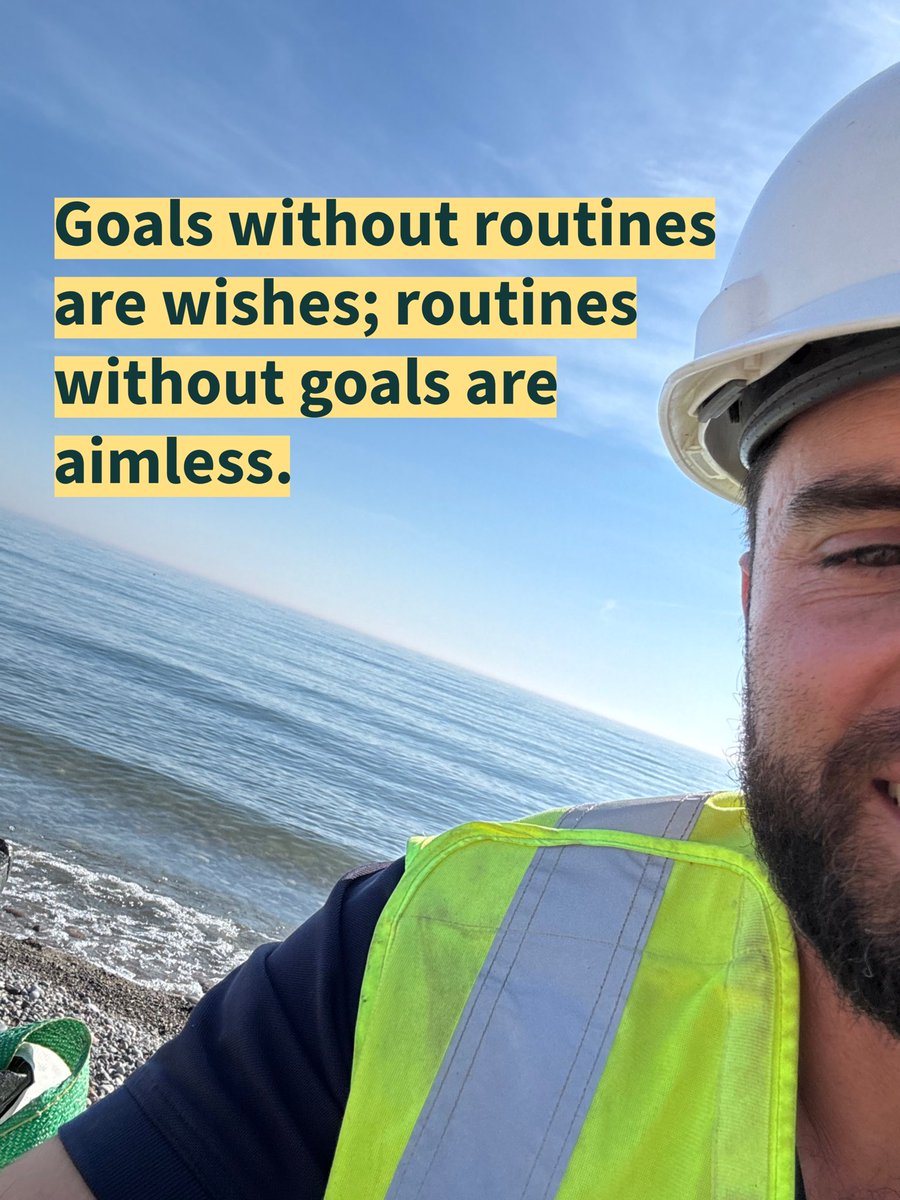 sciampaglia's tweet photo. You need both for growth.

What goals do you have for 2025?

And what routines/habits will get you there?

Without a clear goal, habits can lose their novelty and fall to the wayside. Without habits and routines, goals won’t be reinforced properly. 

Are you implementing both for success?