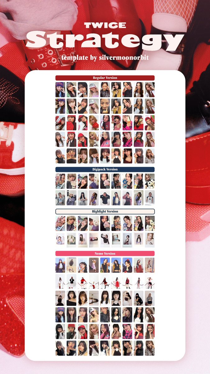 新】【バラ売⭕️】TWICE STRATEGY 直筆サインポストカード付セット