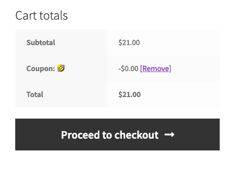 Just realized that WooCommerce allows emoji coupon code.