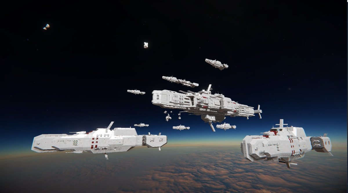 starkjegan902's tweet photo. 便乗するかの
#Spaceengineers
#みんなの戦艦見せ合っていいねやrpしようよ https://t.co/Q5US9S237q