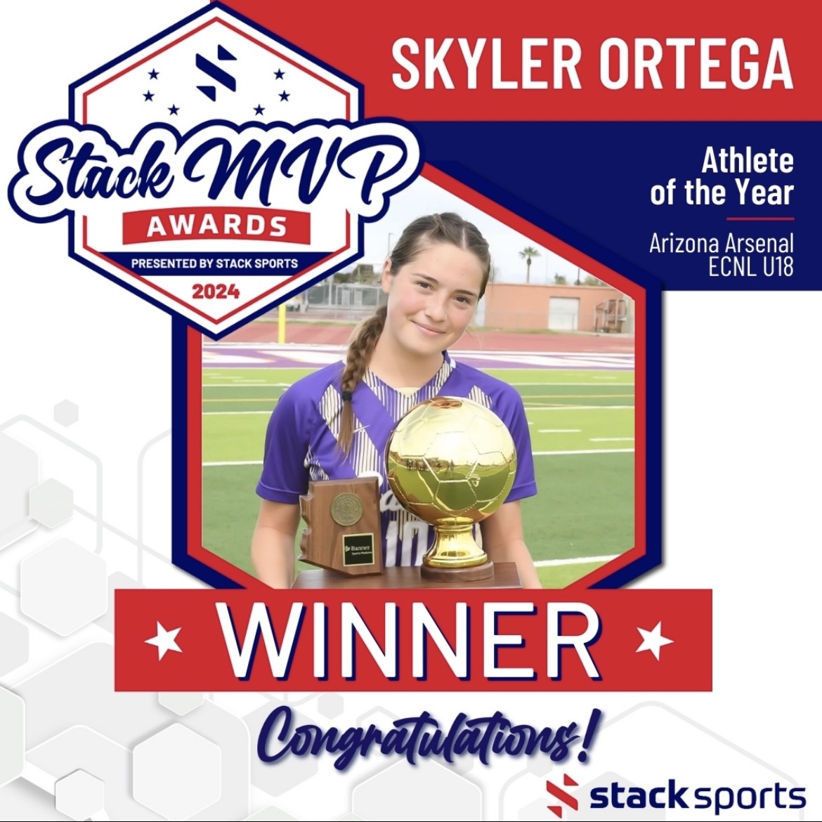 Honored to receive this <a href="/StackSports/">Stack Sports</a> MVP athletic award! Huge thanks to my coaches, teammates, and family for their endless support and encouragement. Grateful beyond words! Thank you <a href="/StackSports/">Stack Sports</a>  #Teamwork <a href="/ImCollegeSoccer/">College Soccer Truth ™</a> <a href="/ImYouthSoccer/">ECNL/GA/Recruiting/College Soccer</a> <a href="/ECNLgirls/">ECNL Girls</a> <a href="/AZArsenalSC/">AZArsenalSC</a> <a href="/NDP_Athletics/">Notre Dame Prep Athletics</a>