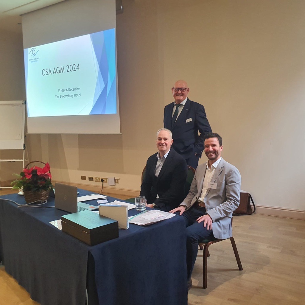 Great day/evening at the OSA AGM on Friday! Thanks to all at Optical Suppliers Association (OSA) for organising another fantastic event.