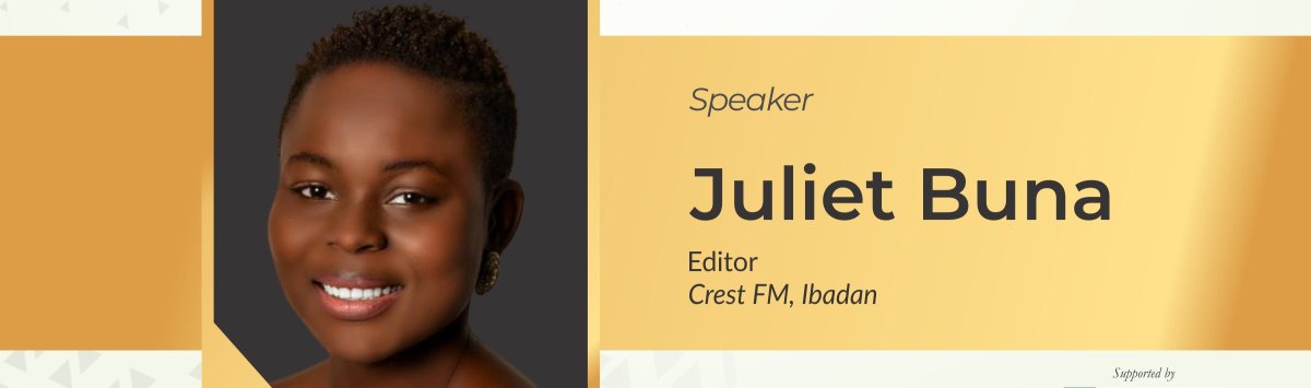 WSoyinkaCentre's tweet image. In the print media, it takes an editor that is thorough to sometimes detect AI in news writing, unlike on radio and TV.- @JulietBuna95, Editor, @Crest911fm
  #AIMConference