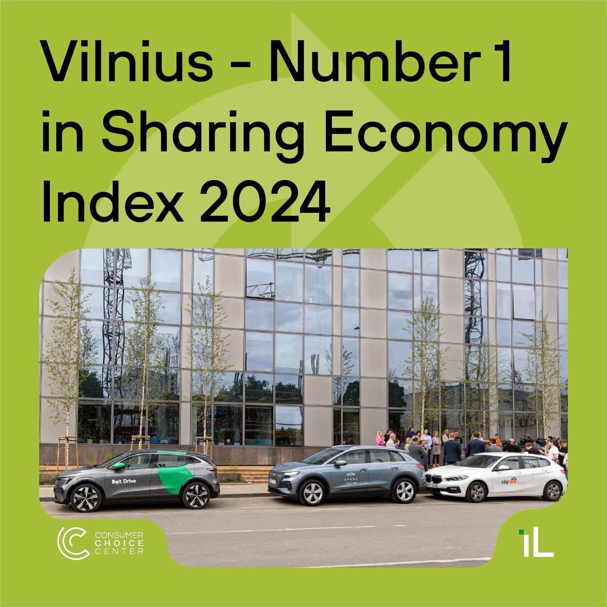 🌍 Vilnius leads the Sharing Economy Index 2024!

Lithuania’s capital tops the list of 60 cities globally for fostering innovation and #sustainable practices.

The opening of #TechZity will boost the position even further. 💚