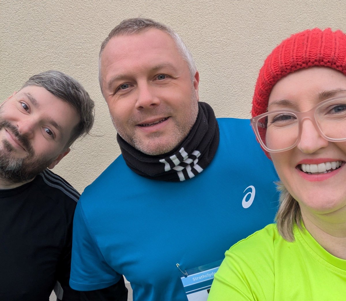DMEM Strathclyde (@strathdmem) on Twitter photo Congratulations to Cameron, Jonny, and Sarah from DMEM who all ran the Strath Xmas 5k On Friday! 
Sarah achieved a personal best by doing her best “Tom Cruise” impression over the finish line. A great festive accomplishment. Congratulations to Cameron, Jonny, and Sarah from DMEM who all ran the Strath Xmas 5k On Friday! 
Sarah achieved a personal best by doing her best “Tom Cruise” impression over the finish line. A great festive accomplishment.