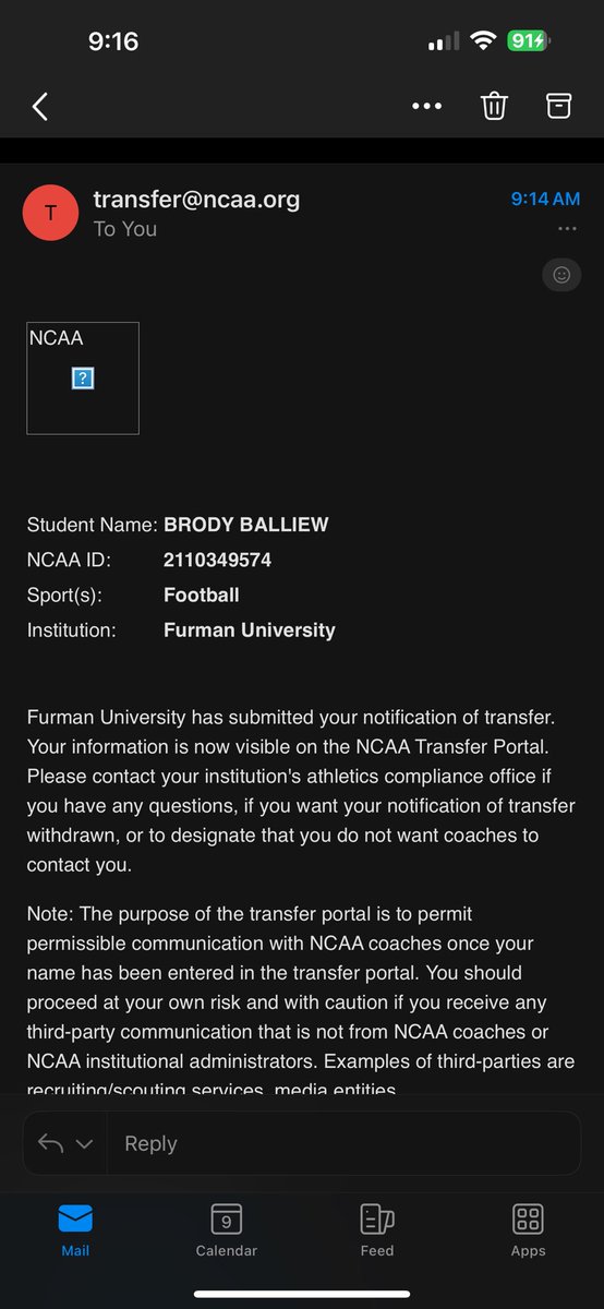 I am officially in the transfer portal! Thank God for this opportunity!!