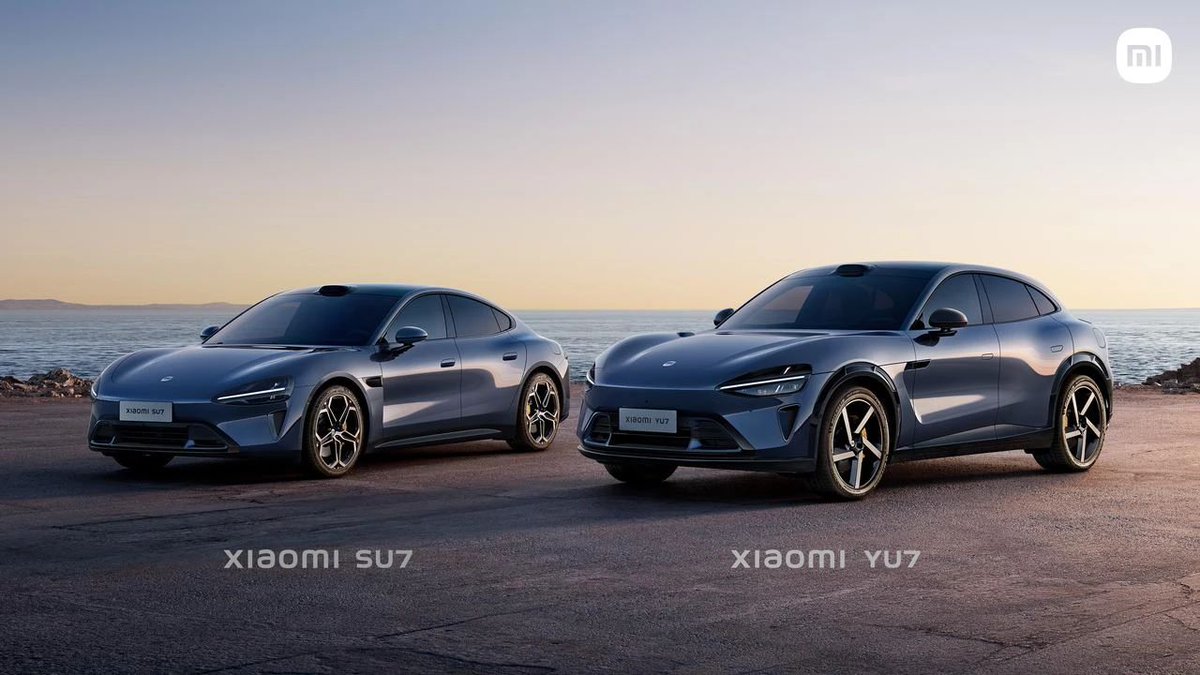 NEWS: China's biggest smartphone maker Xiaomi has unveiled their first ever SUV called the Xiaomi YU7. This is their second EV. They said they are aiming to become one of world's top five automakers.

YU7 stats:
• 196" long (same as Model X)
• Dual motors. NMC battery from CATL