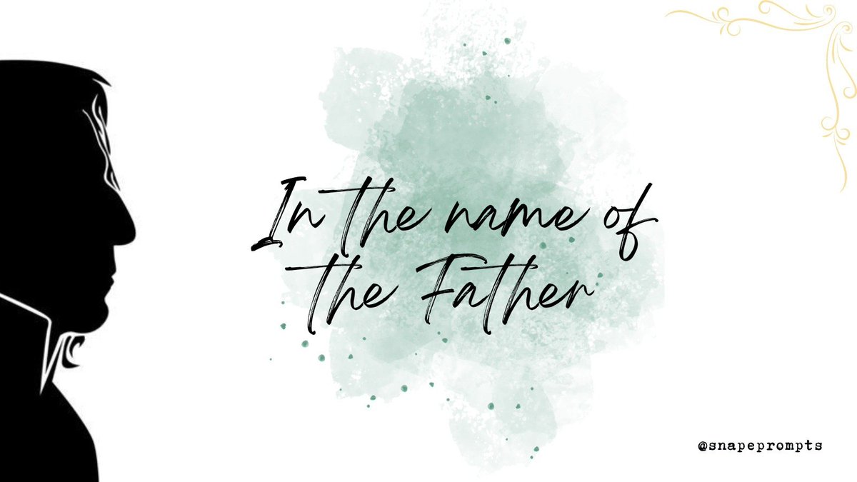SnapePrompts's tweet photo. Severus Snape Prompt - In the name of the Father https://t.co/tNZucmoRin