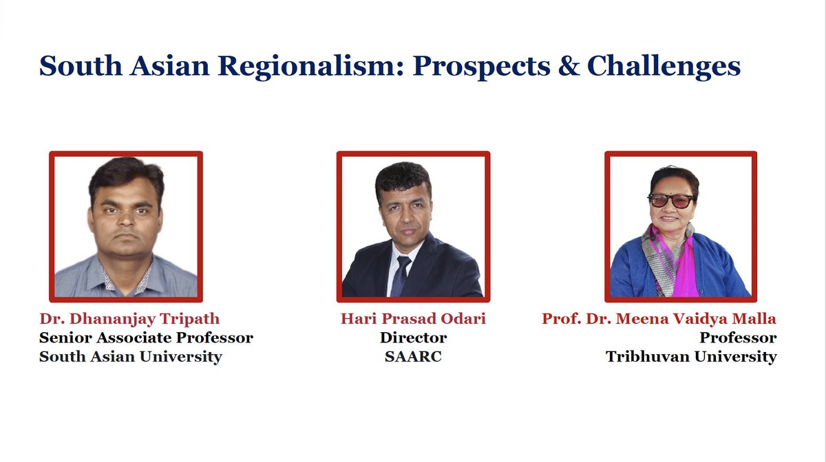 DrPramodjaiswal's tweet photo. #NIICEEvent Plz Join us Tomorrow #SouthAsian #Regionalism : Prospects and Challenges #SAARC #BBIN #BIMSTEC on 10 Dec, 2024 - 1400 hrs. with
@dhananjayjnu @Anurag_Acharya @nimmikurian @NabarunRoy15 @CPR_India @Tweet2PEI
@SouthAsianUni @SaarcSec
Please Join us https://t.co/a1B2E1XCda